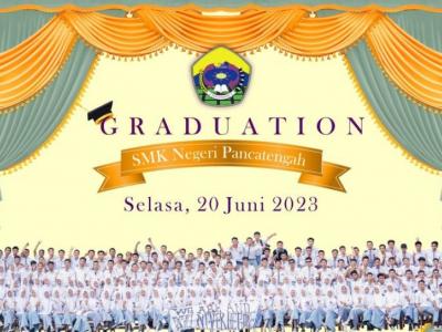 Graduation SMK Negeri Pancatengah